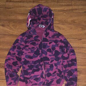BAPE Color Camo Shark Full Zip Hoodie